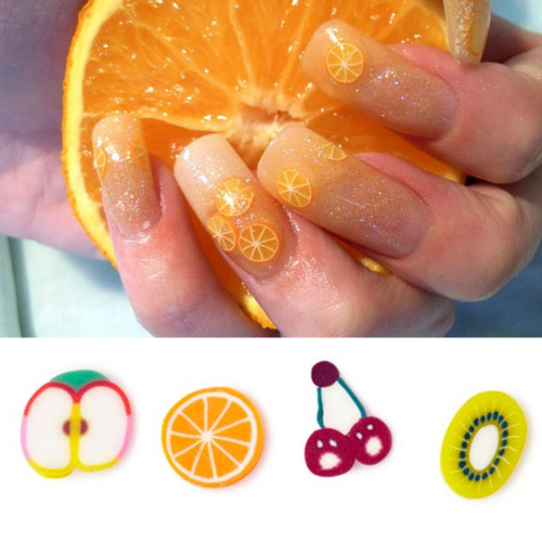 Déco d'ongles fruits
