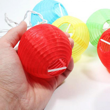 Guirlande de lampions festifs leds