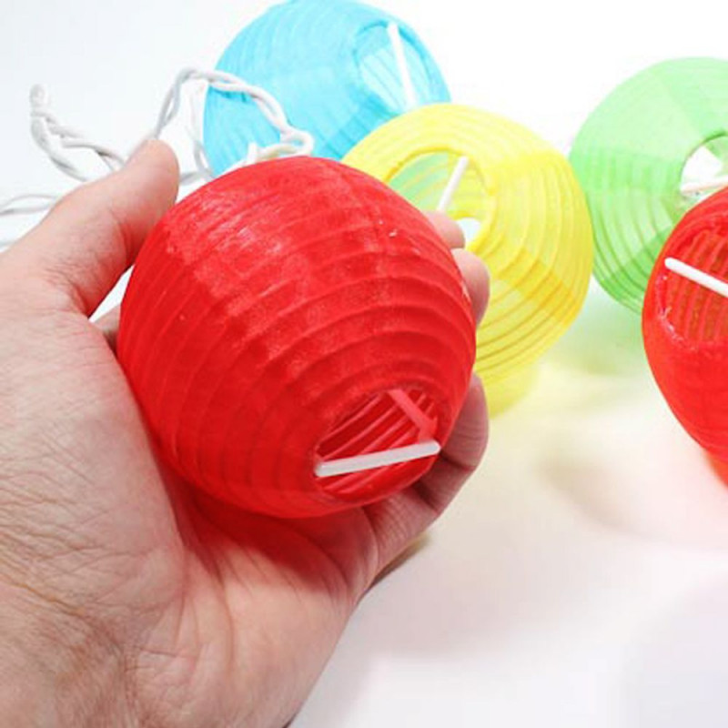 Guirlande de lampions festifs leds