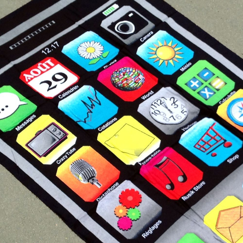 Drap de bain iPhone