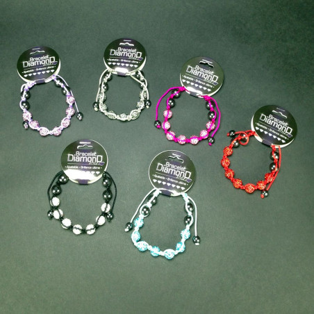 Bracelet shamballa strass