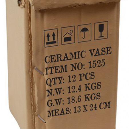 Vase "Carton" en céramique