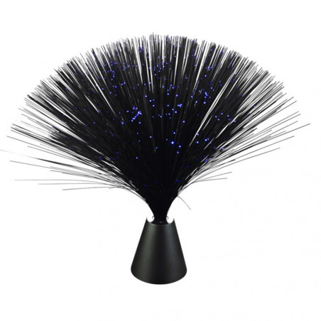 Lampe fibre optique noire "Black Magic"