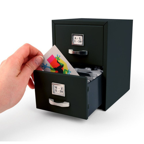 Mini casier pour cartes de visite
