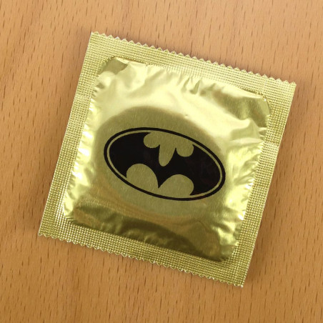 Préservatif humoristique Batcondom