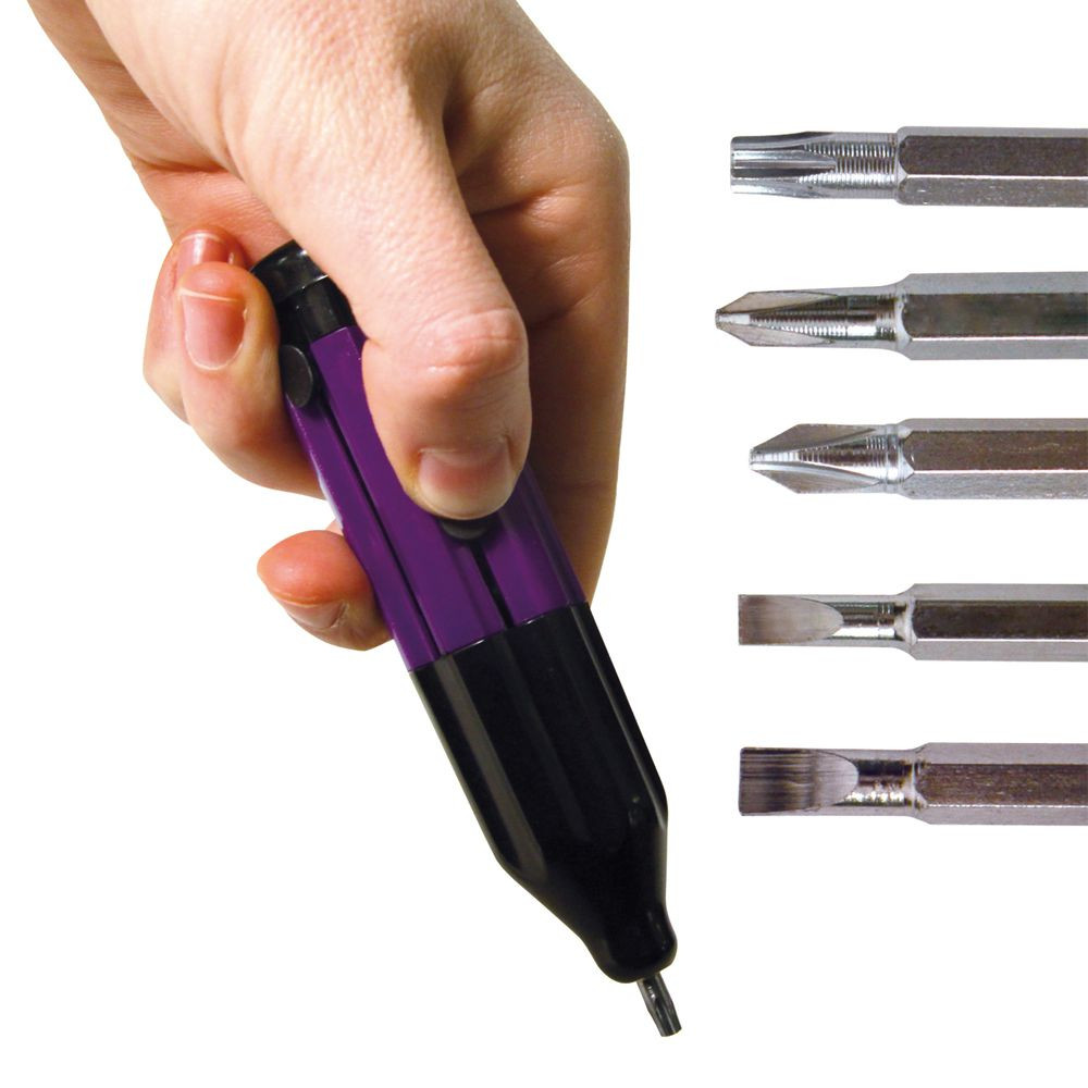 Set De 6 Tournevis Chrome Vanadium 3x Tête Plates Et 3x Tête Cruciforme 6 Pièces 4052025236861