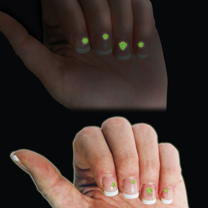 Stickers phosphorescents pour ongles