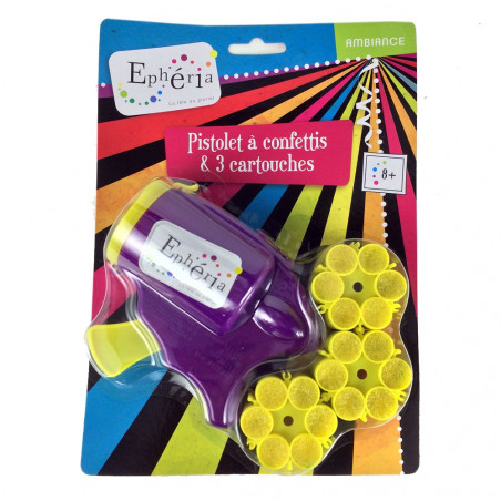 Pistolet festif à confettis