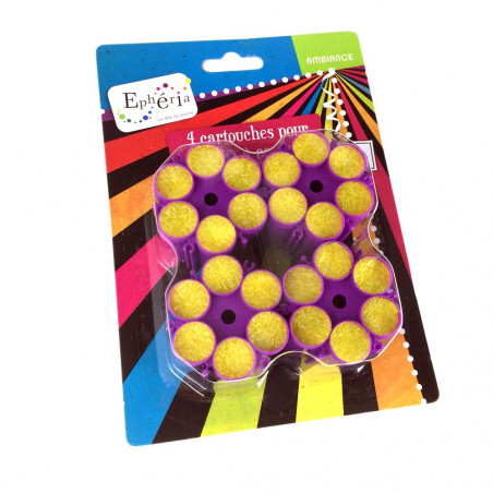 Set de recharge cartouches à confettis