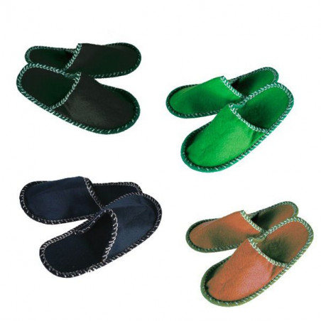 Chausson Géant Welcome avec 4 paires de pantoufles pour invités