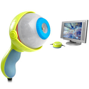 Photo Eyeclops, le microscope vidéo.