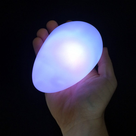 Galet lumineux 12 cm