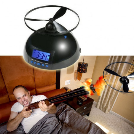 Réveil volant hélicoptère 