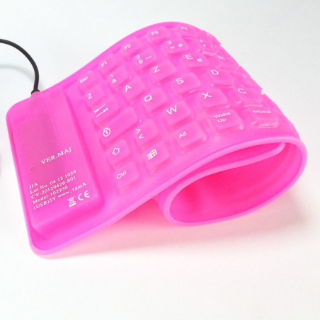 Clavier numérique flexible en silicone