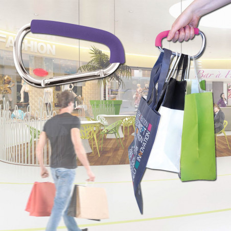 Poignée astucieuse porte-sacs