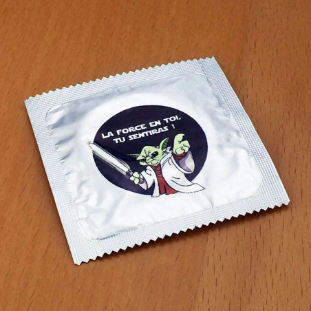 Préservatif humoristique La force tu sentiras