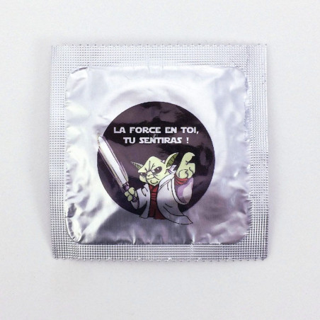 Préservatif humoristique La force tu sentiras