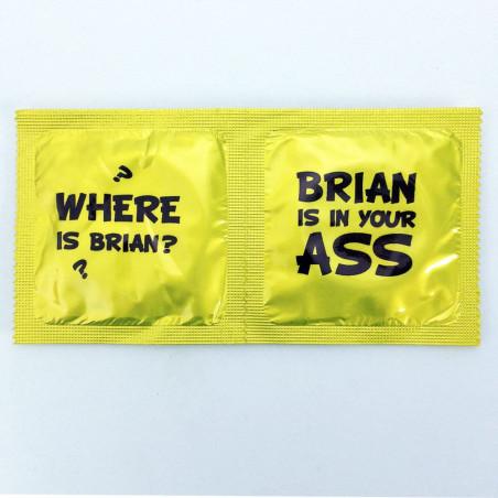 Préservatifs humoristique Where is Brian?