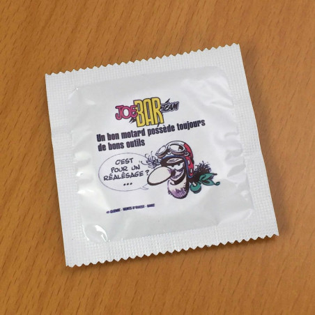 Préservatif humoristique Joe Bar Team Outils