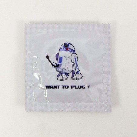 Préservatif humoristique Want to plug?