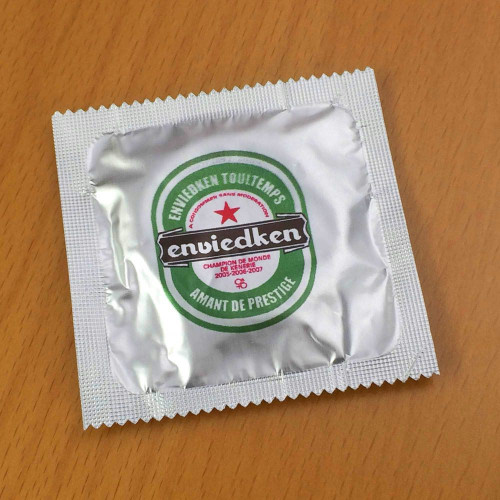 Préservatif humoristique Enviedken