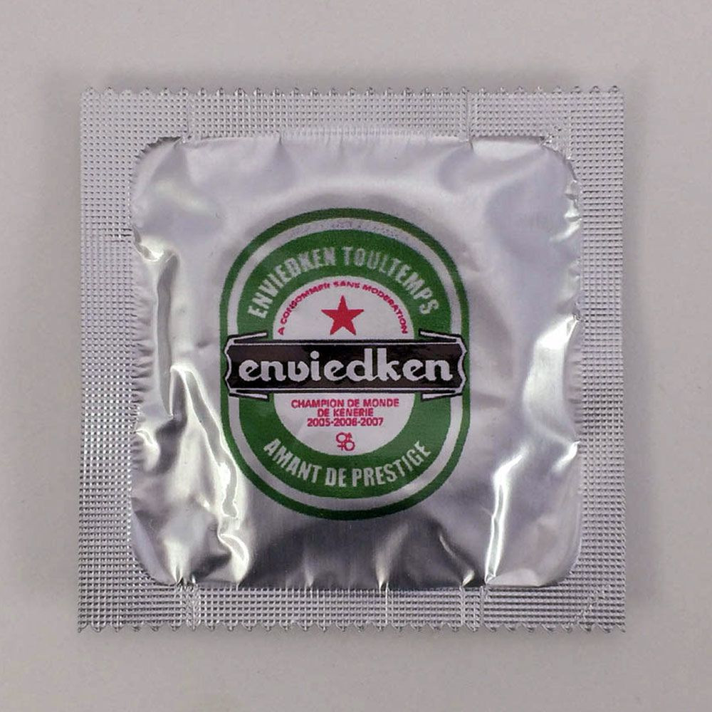Préservatif humoristique Enviedken