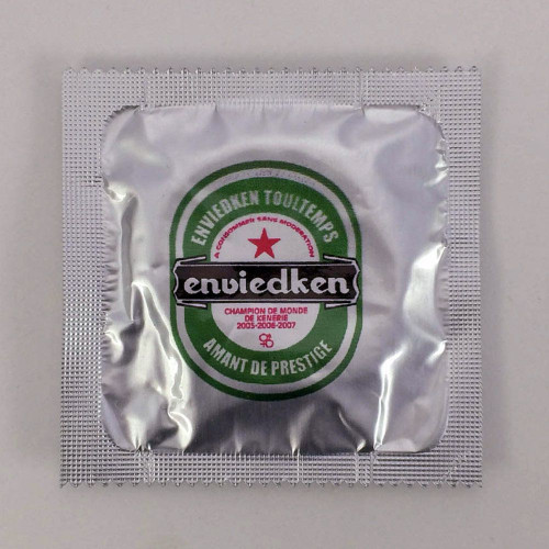 Préservatif humoristique Enviedken