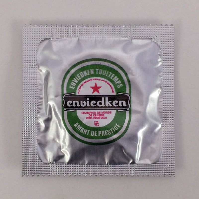 Préservatif humoristique Enviedken