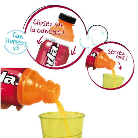 Goulot pour canette lot de 3