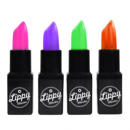 Surligneurs rouge à lèvres