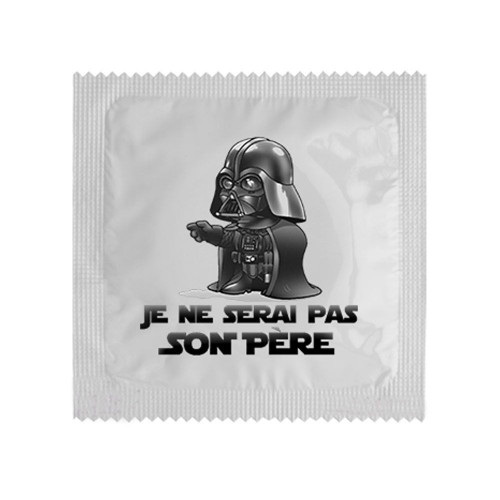 Préservatif humoristique Darkapote