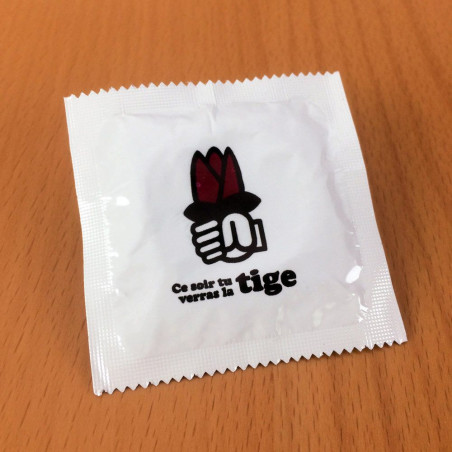 Préservatif humoristique PS