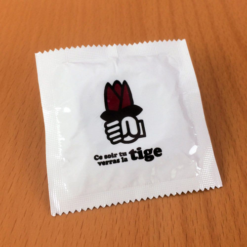 Préservatif humoristique PS