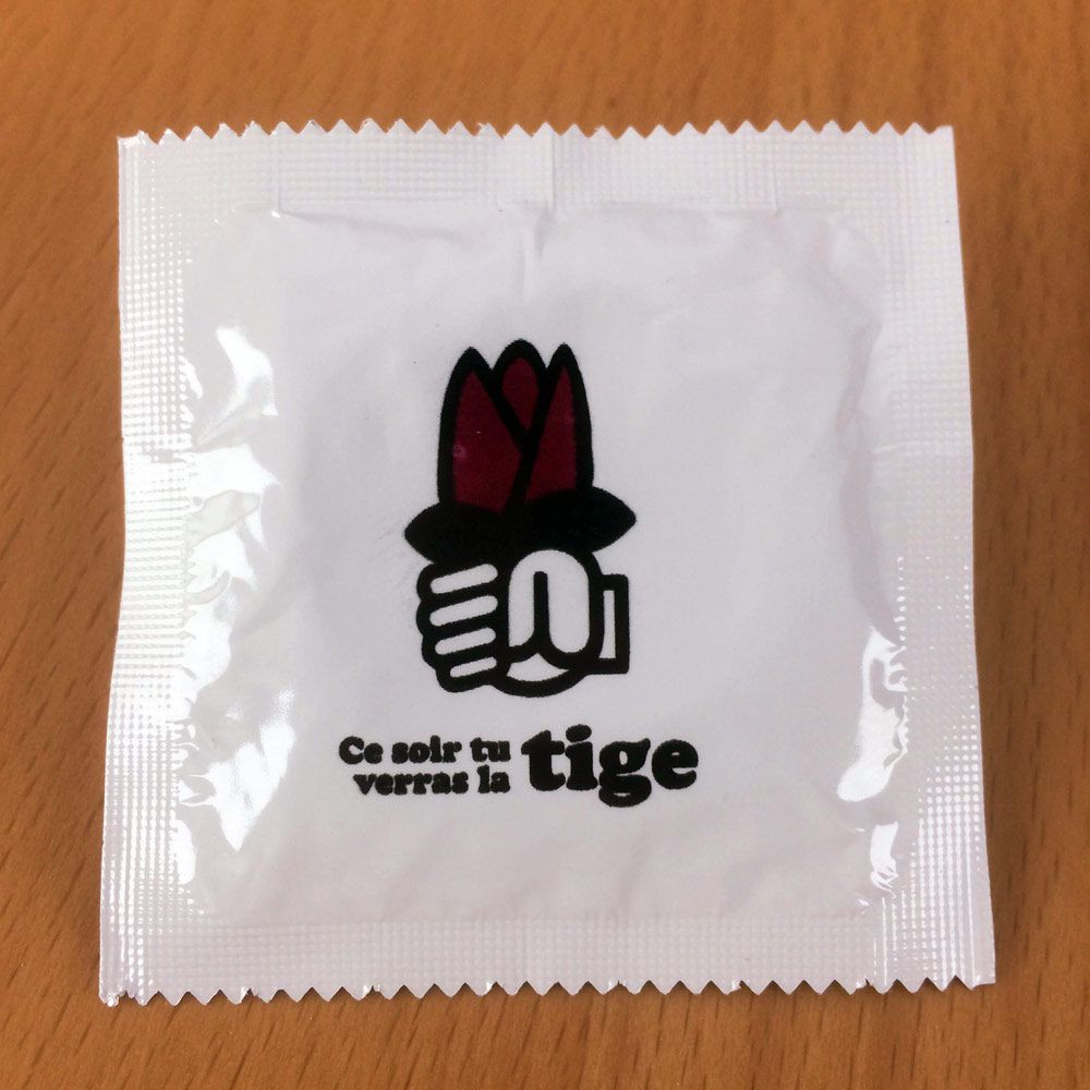 Préservatif humoristique PS