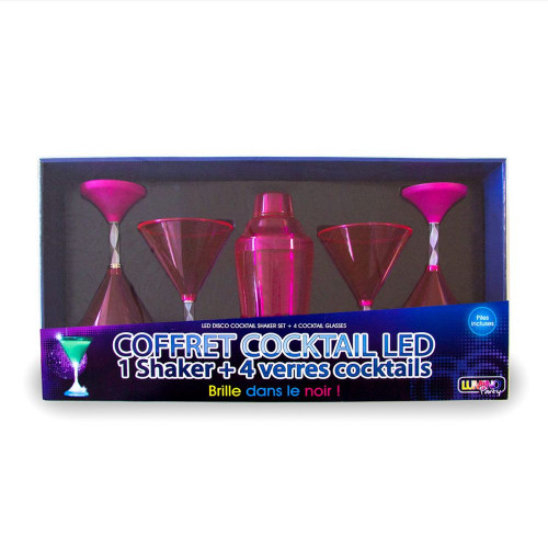 Coffret cocktail led disco