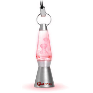 Mini lampe magma, bijou pour portable.