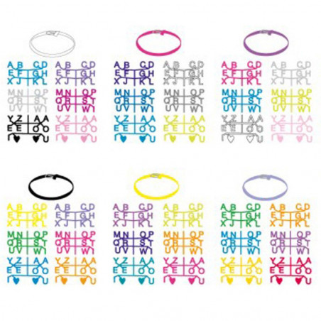 Bracelet à message personnalisable