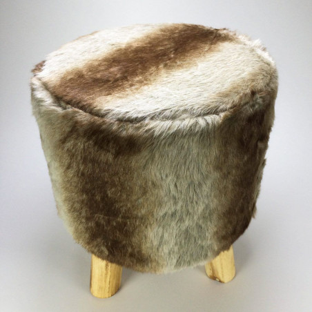 Pouf fourrure