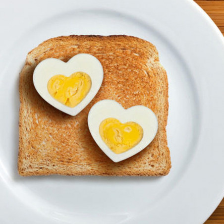 Moules à œufs cœur et étoile