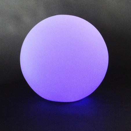 Boule lumineuse 18.5 cm LED multi-couleurs