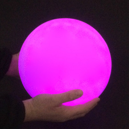 Boule lumineuse 25 cm LED multi-couleurs