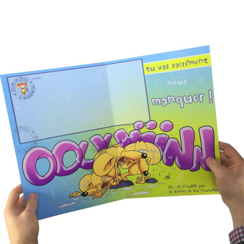 Carte A4 Tu pars...alors permets-nous...