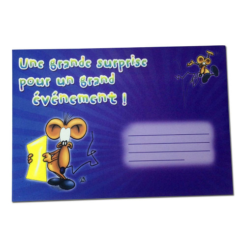 Carte A4 Tu pars...alors permets-nous...