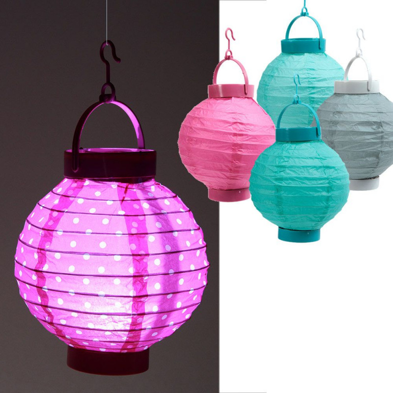 4 lampions led
