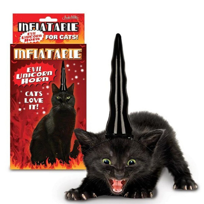 Corne de licorne pour chat noir