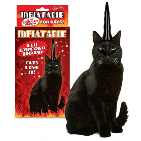 Corne de licorne pour chat noir