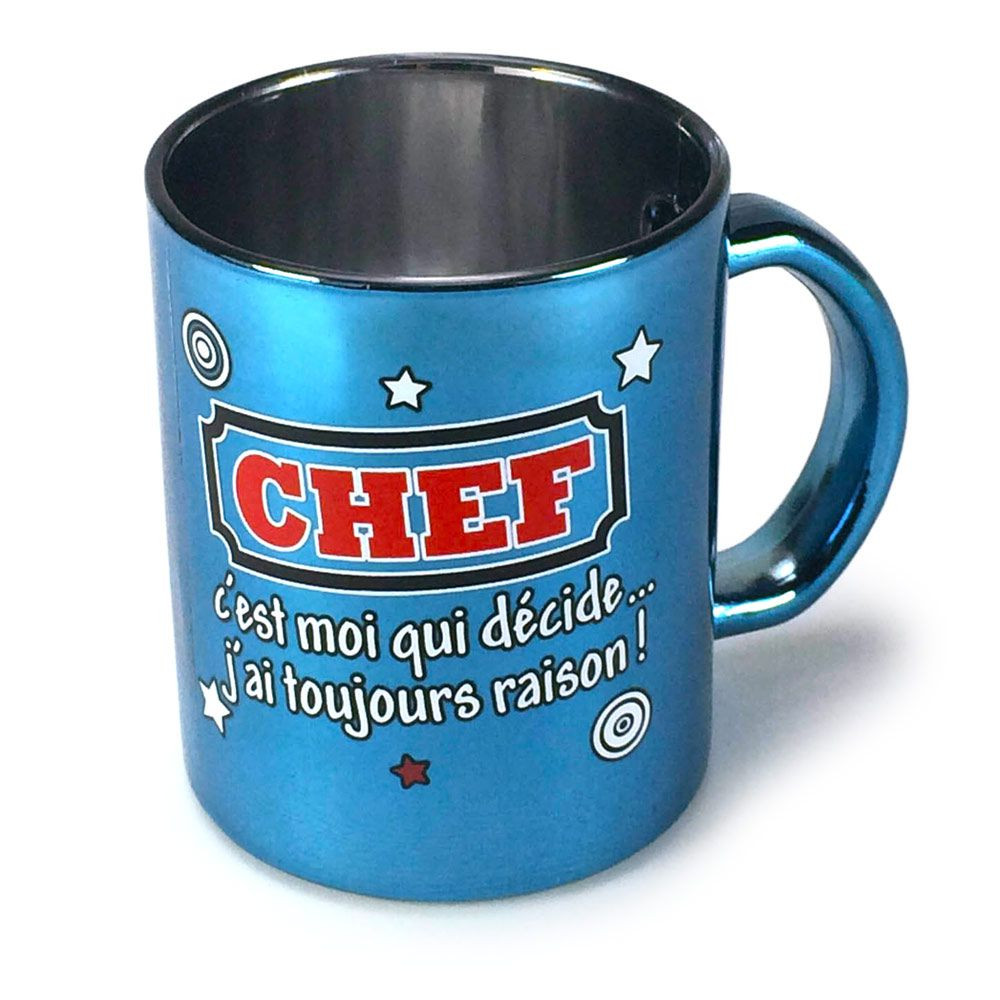 Mug métallisé CHEF - 7,55 €