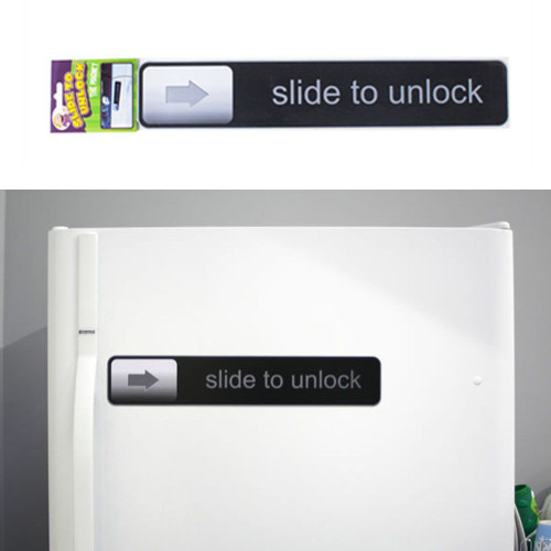 Magnet slide to unlock