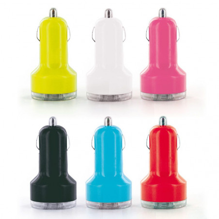 Chargeur double prise USB allume-cigare