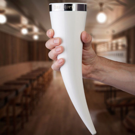 Verre à bière Das Horn corne viking